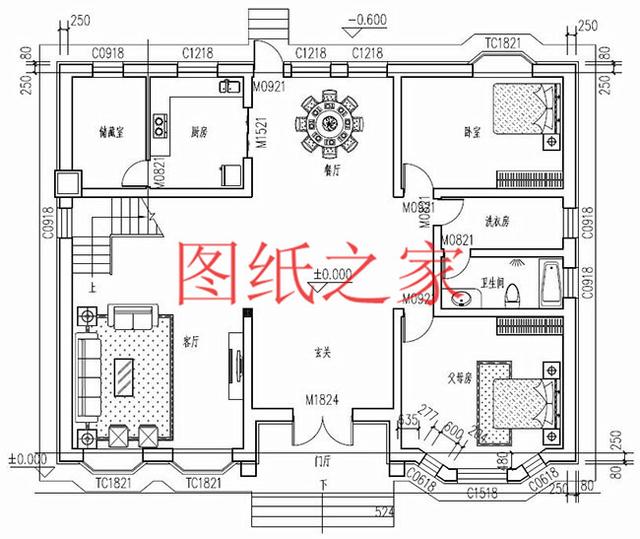 寬敞明亮的二層別墅設(shè)計圖，簡約大方、與眾不同！