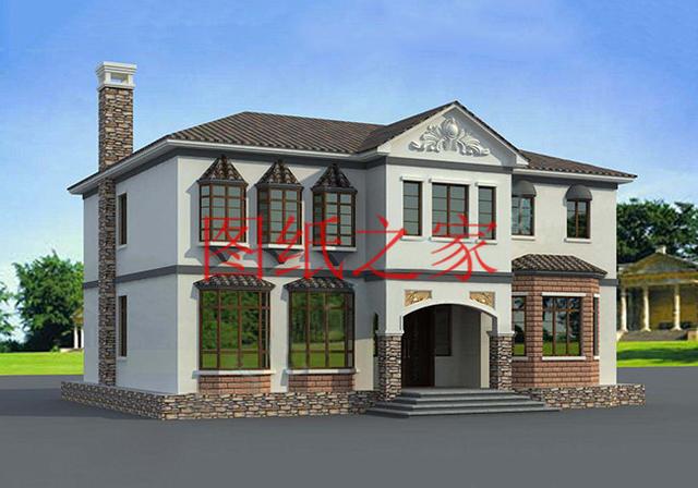 寬敞明亮的二層別墅設(shè)計圖，簡約大方、與眾不同！