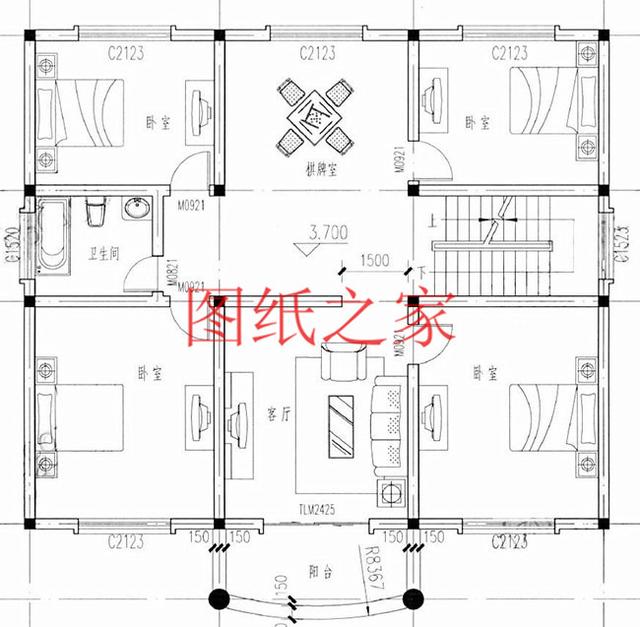 實(shí)用型三層別墅設(shè)計(jì)圖，130平造價(jià)只要三十萬(wàn)，值得建造。
