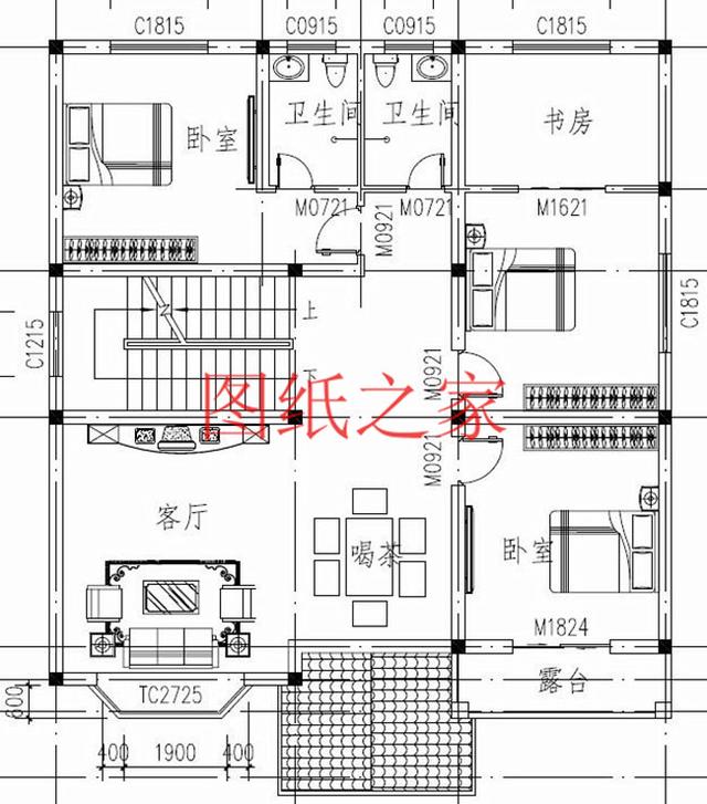實(shí)用型三層別墅設(shè)計(jì)圖，130平造價(jià)只要三十萬(wàn)，值得建造。
