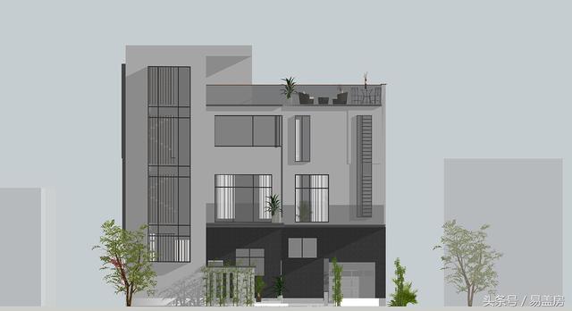 浙江現(xiàn)代別墅設(shè)計(jì)圖，帶大露臺(tái)和超多臥室，羨煞旁人。