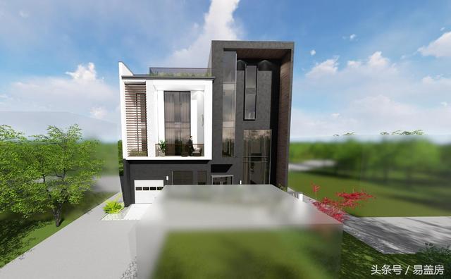 浙江現(xiàn)代別墅設(shè)計(jì)圖，帶大露臺(tái)和超多臥室，羨煞旁人。