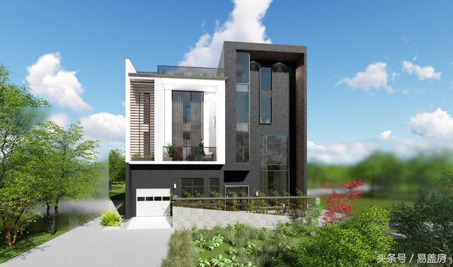 浙江現(xiàn)代別墅設(shè)計(jì)圖，帶大露臺(tái)和超多臥室，羨煞旁人。