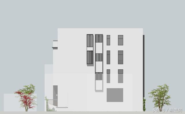 浙江現(xiàn)代別墅設(shè)計(jì)圖，帶大露臺(tái)和超多臥室，羨煞旁人。