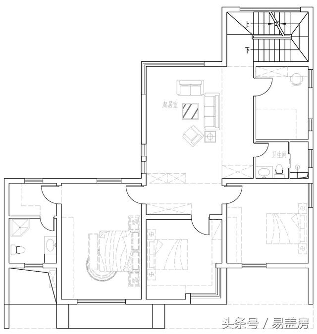 浙江現(xiàn)代別墅設(shè)計(jì)圖，帶大露臺(tái)和超多臥室，羨煞旁人。