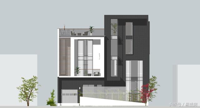 浙江現(xiàn)代別墅設(shè)計(jì)圖，帶大露臺(tái)和超多臥室，羨煞旁人。