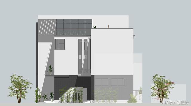 浙江現(xiàn)代別墅設(shè)計(jì)圖，帶大露臺(tái)和超多臥室，羨煞旁人。