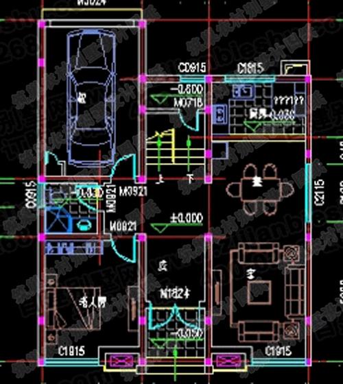5款二三層別墅設(shè)計圖，占地小，造價20萬左右。