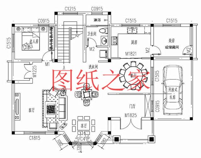 適合農(nóng)村建房的三層別墅設(shè)計圖，占地140平造價35萬左右。