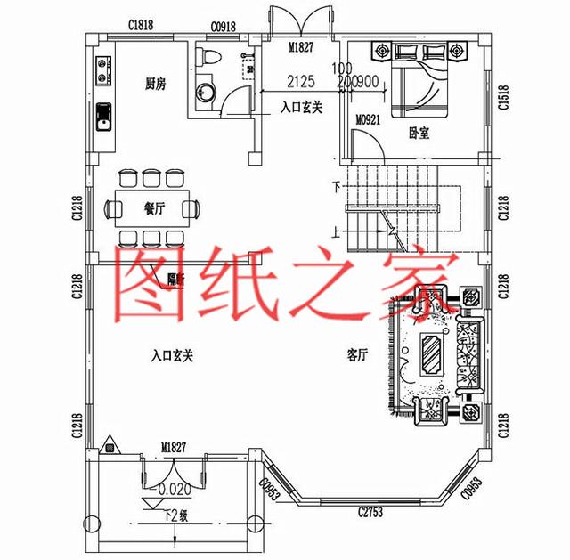 適合農(nóng)村建房的三層別墅設(shè)計圖，占地140平造價35萬左右。