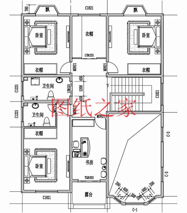推薦4套170平米左右的二層別墅設(shè)計(jì)圖，大戶型寬敞開闊、豪華大氣！