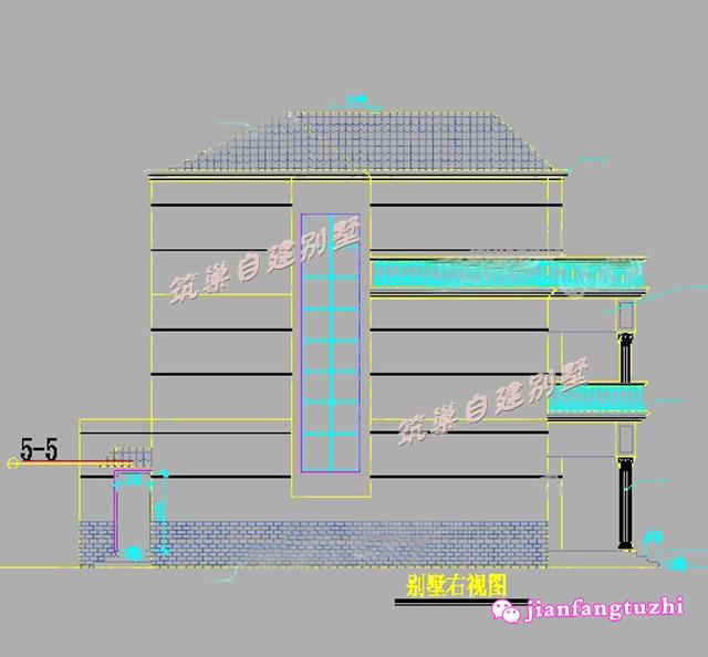 流行經(jīng)典別墅戶型設(shè)計圖，130平米，造價低廉。
