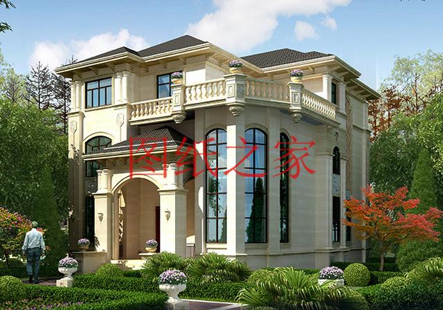 精致奢華的大戶型三層別墅設(shè)計圖，推薦給您獨一無二的建筑。