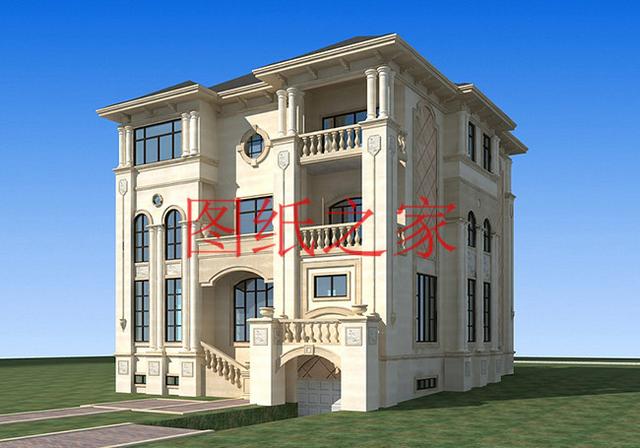 精致奢華的大戶型三層別墅設(shè)計圖，推薦給您獨一無二的建筑。