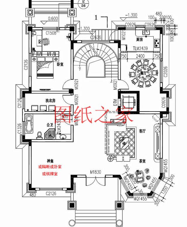 精致奢華的大戶型三層別墅設(shè)計圖，推薦給您獨一無二的建筑。