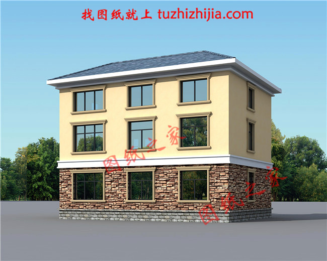 受歡迎的2024三層樓農村別墅圖，8套不同面積的圖紙送給大家！