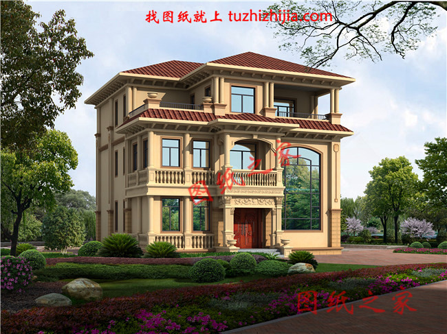 受歡迎的2024三層樓農村別墅圖，8套不同面積的圖紙送給大家！