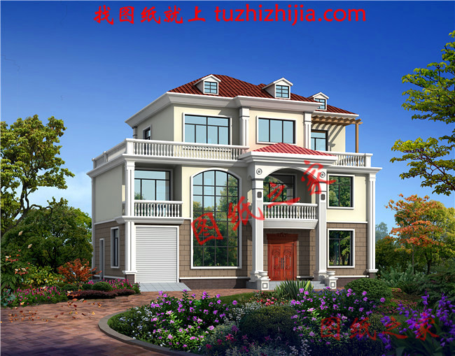 受歡迎的2024三層樓農村別墅圖，8套不同面積的圖紙送給大家！