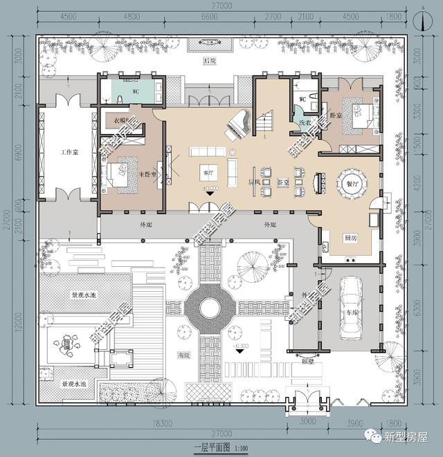 7套中式別墅設(shè)計(jì)圖，還你中國風(fēng)。