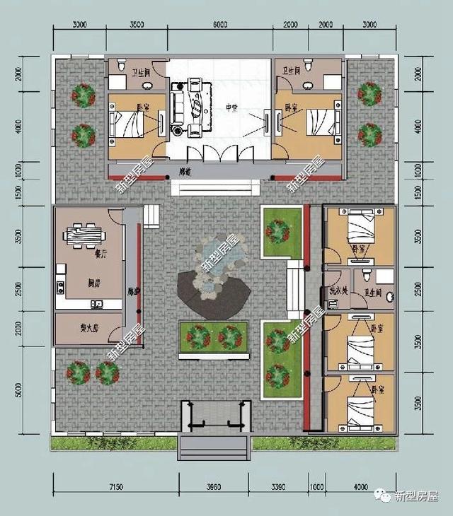 7套中式別墅設(shè)計(jì)圖，還你中國風(fēng)。