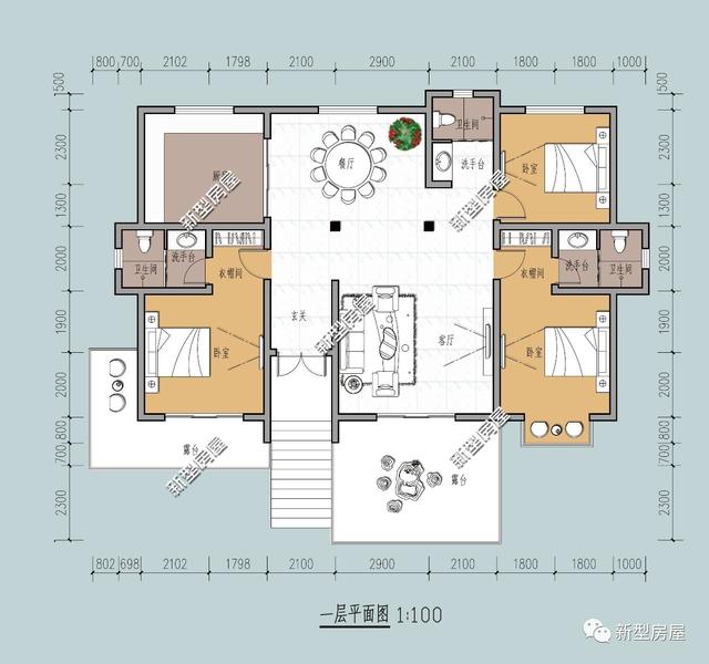 7套中式別墅設(shè)計(jì)圖，還你中國風(fēng)。