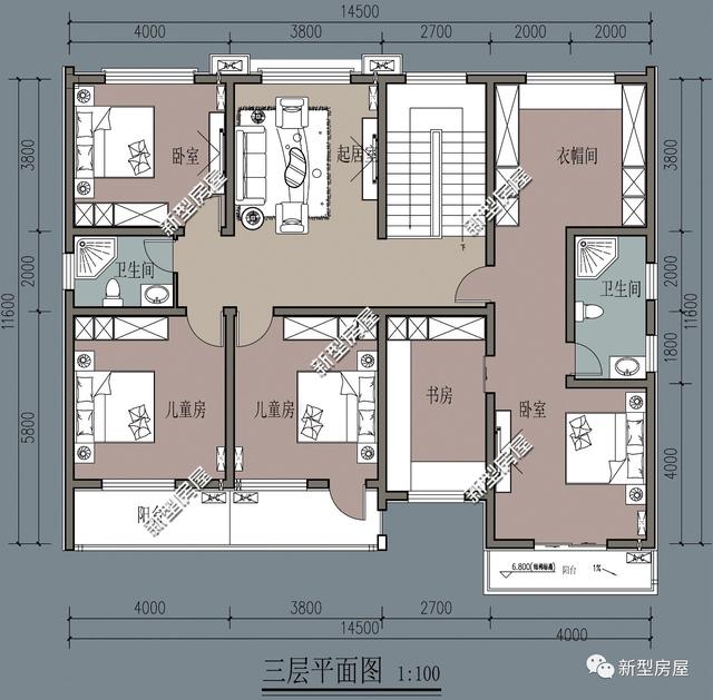 7套中式別墅設(shè)計(jì)圖，還你中國風(fēng)。