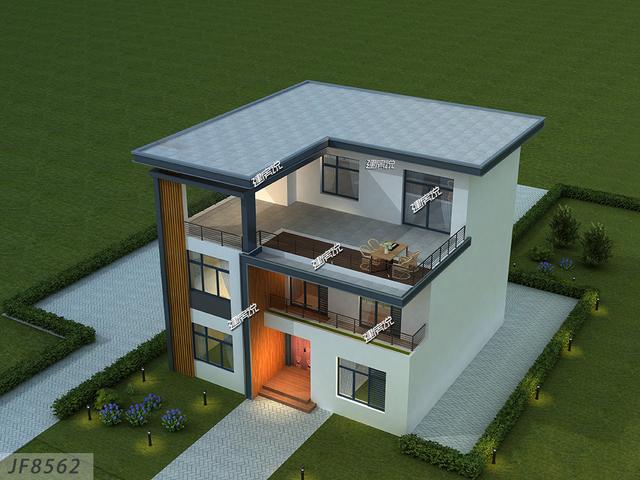 小占地別墅設(shè)計(jì)圖，宅基地雖小，101平別墅這樣建不吃虧。