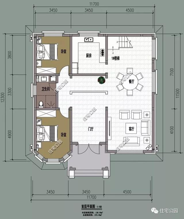 200萬的別墅設(shè)計(jì)圖，房美人夸，最贊的還是后花園。