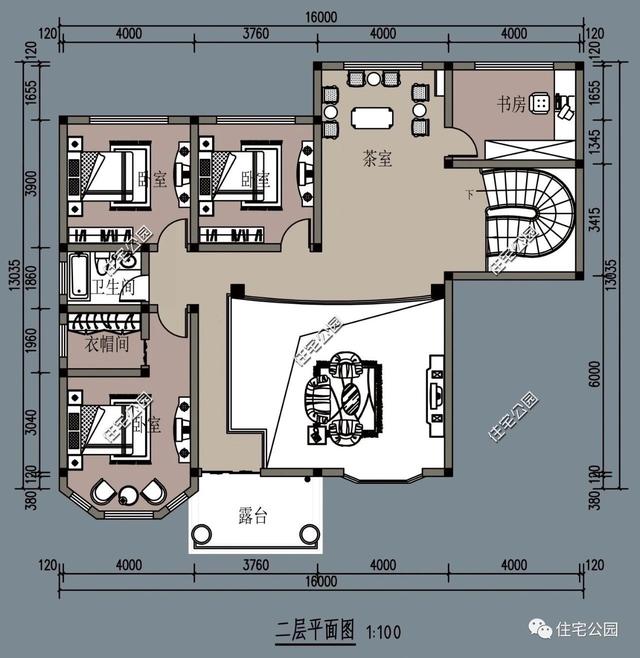 200萬的別墅設(shè)計(jì)圖，房美人夸，最贊的還是后花園。