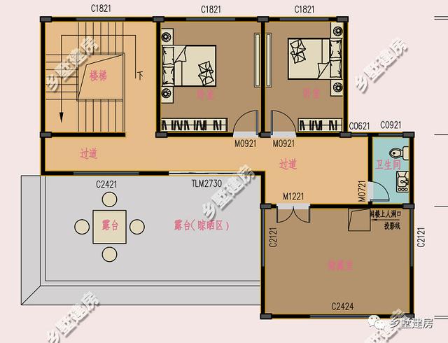 二層半設計農(nóng)村自建房，頂樓是個大倉庫，農(nóng)家‘黃金’盡情堆！
