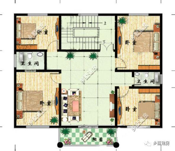 二層半設計農(nóng)村自建房，頂樓是個大倉庫，農(nóng)家‘黃金’盡情堆！