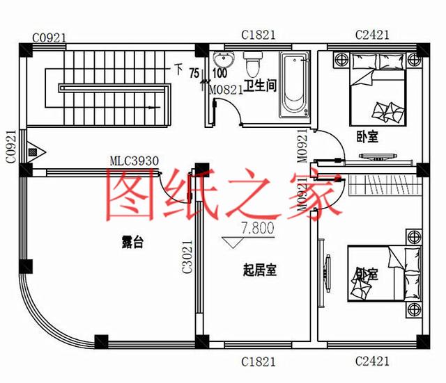 100平米的三層別墅設(shè)計(jì)圖，小戶型適應(yīng)性強(qiáng)，不受宅基地影響！