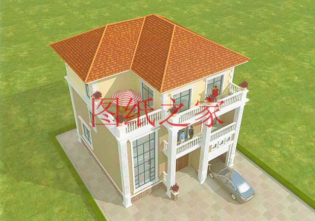 100平米的三層別墅設(shè)計(jì)圖，小戶型適應(yīng)性強(qiáng)，不受宅基地影響！