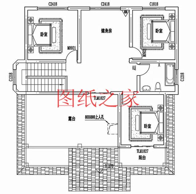 大戶型三層別墅設(shè)計(jì)圖，精美實(shí)用，絕對(duì)能讓你滿意！