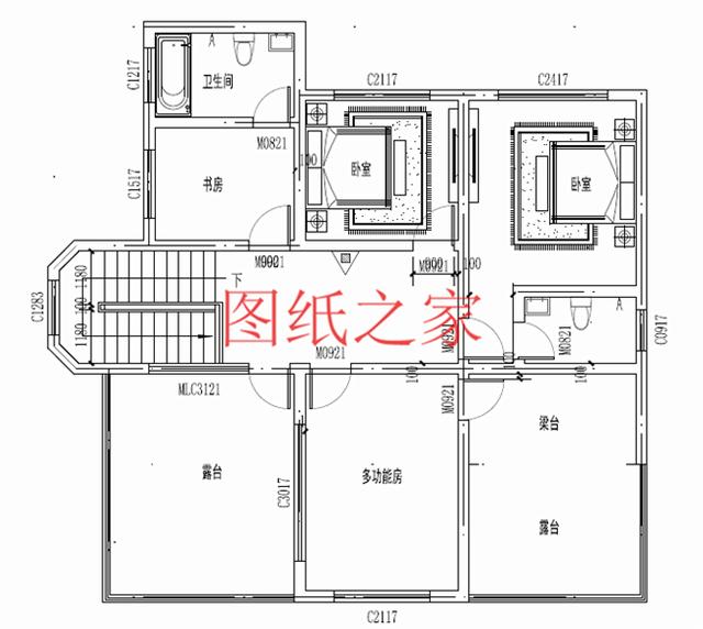 大戶型三層別墅設(shè)計(jì)圖，精美實(shí)用，絕對(duì)能讓你滿意！