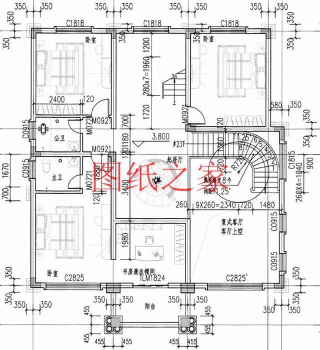大戶型三層別墅設(shè)計(jì)圖，精美實(shí)用，絕對(duì)能讓你滿意！