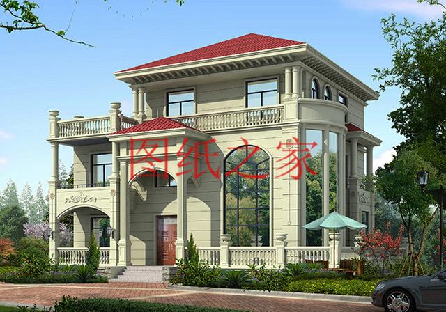 大戶型三層別墅設(shè)計(jì)圖，精美實(shí)用，絕對(duì)能讓你滿意！