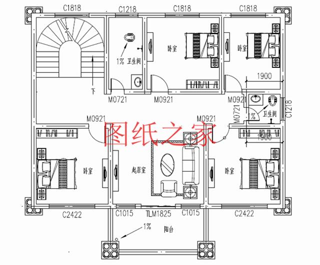 大戶型三層別墅設(shè)計(jì)圖，精美實(shí)用，絕對(duì)能讓你滿意！
