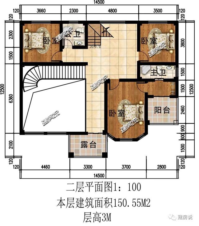 三層歐式別墅設(shè)計(jì)圖，給您獨(dú)一無(wú)二的視覺(jué)體驗(yàn)。
