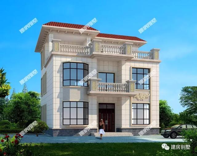 平屋頂別墅設計圖，不僅造型美還很省錢，一棟省下好幾萬。