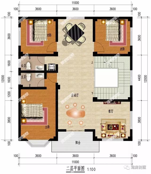 平屋頂別墅設計圖，不僅造型美還很省錢，一棟省下好幾萬。