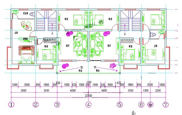 200平米三層雙拼自建房，適合兩兄弟建造，一家人其樂融融。