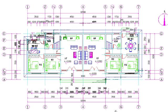 200平米三層雙拼自建房，適合兩兄弟建造，一家人其樂融融。