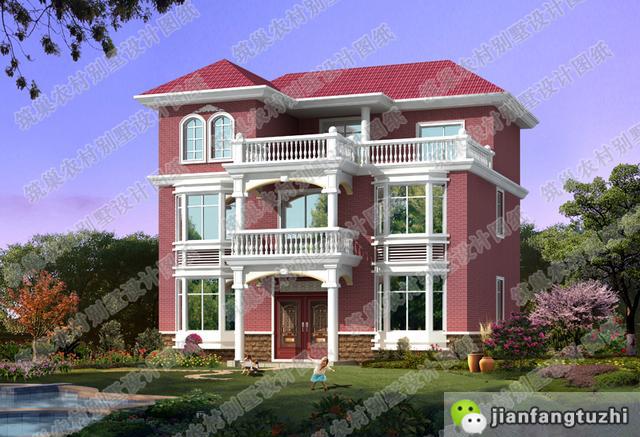 3款帶旋轉(zhuǎn)樓梯復(fù)式別墅設(shè)計圖，豪華與實用共存，您值得建造。