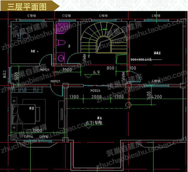 3款帶旋轉(zhuǎn)樓梯復(fù)式別墅設(shè)計圖，豪華與實用共存，您值得建造。