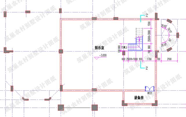 3款帶旋轉(zhuǎn)樓梯復(fù)式別墅設(shè)計圖，豪華與實用共存，您值得建造。