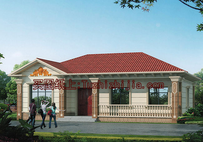 實用的農(nóng)村6萬元一層小別墅圖，喜歡就建一套吧！