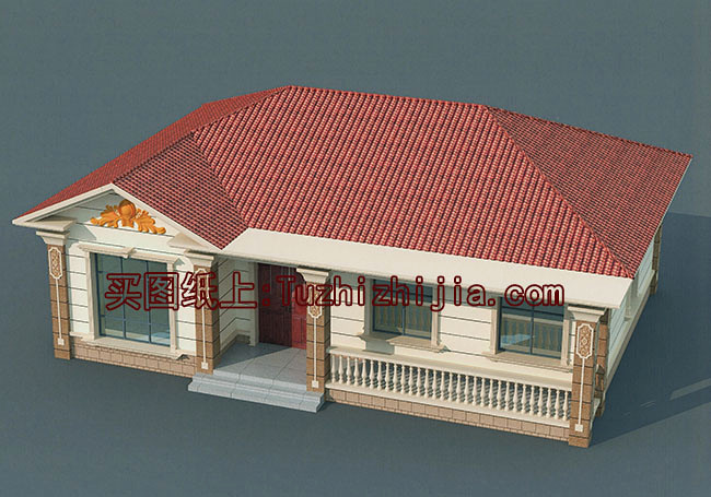 實用的農(nóng)村6萬元一層小別墅圖，喜歡就建一套吧！