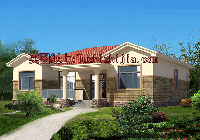 實用的農(nóng)村6萬元一層小別墅圖，喜歡就建一套吧！