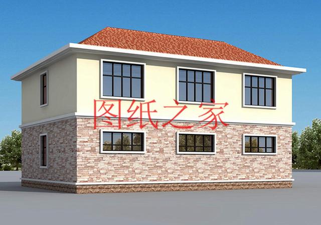 大戶型二層別墅設(shè)計(jì)圖，造價(jià)只要20萬(wàn)，很受大眾喜歡！